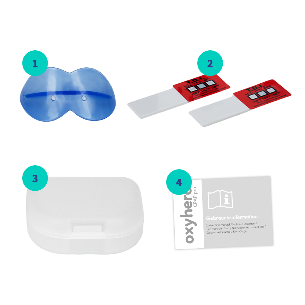 oxyhero CPAP pro pakketinhoud