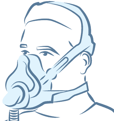 Fullface CPAP-masker
