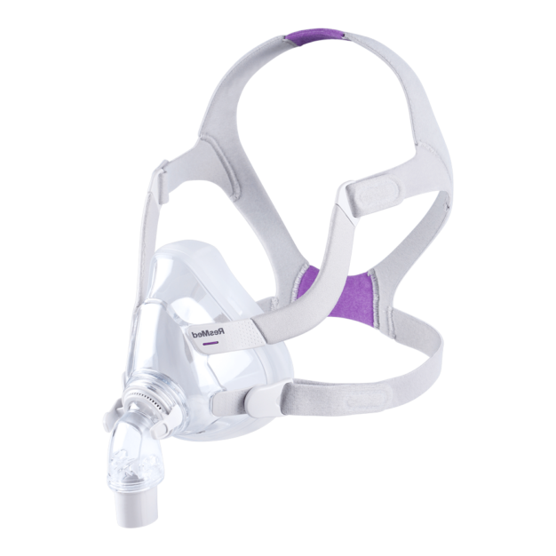 ResMed AirFit F20 CPAP Full Face Maske seitliche Kopfbänderung