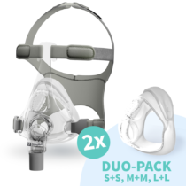 Fisher & Paykel Simplus CPAP-fullfacemasker frontaanzicht