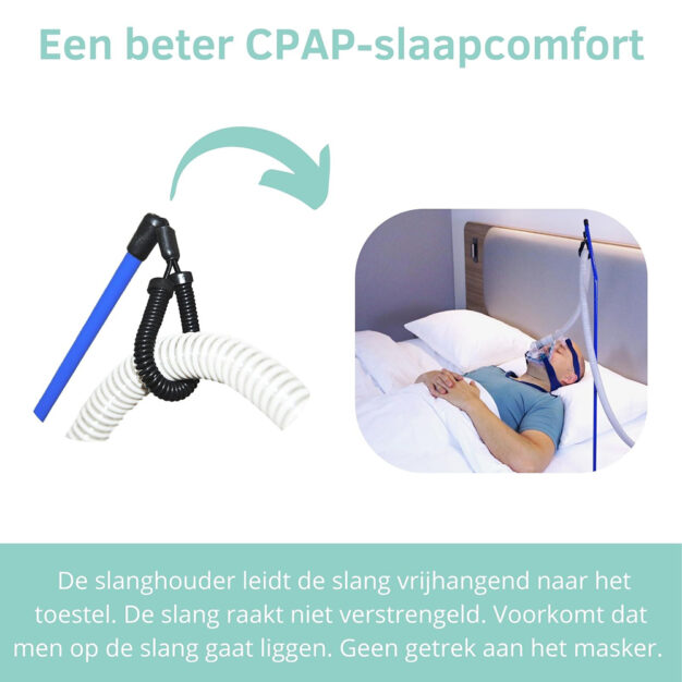 Oxyhero basic CPAP-slanghouder 06