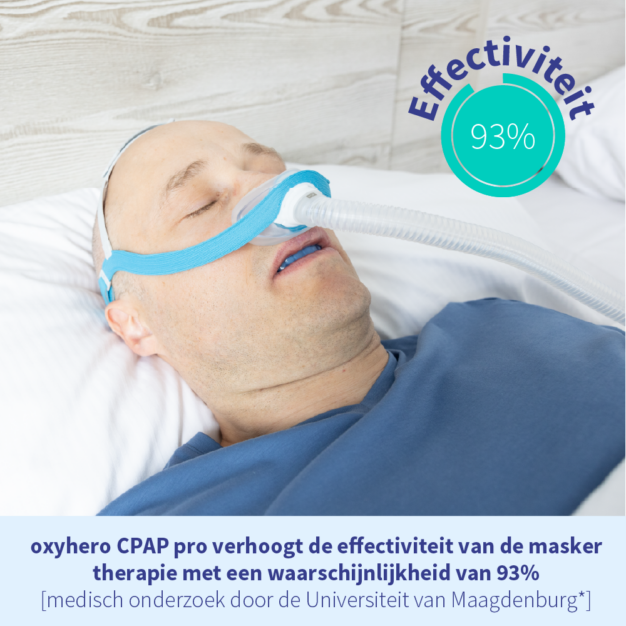 oxyhero CPAP pro tegen mondlekkage bij CPAP 6