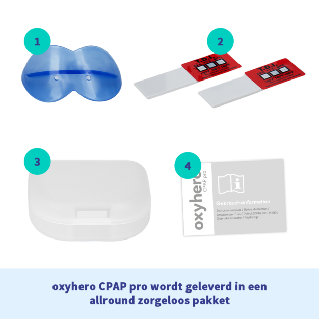 oxyhero CPAP pro tegen mondlekkage bij CPAP 9