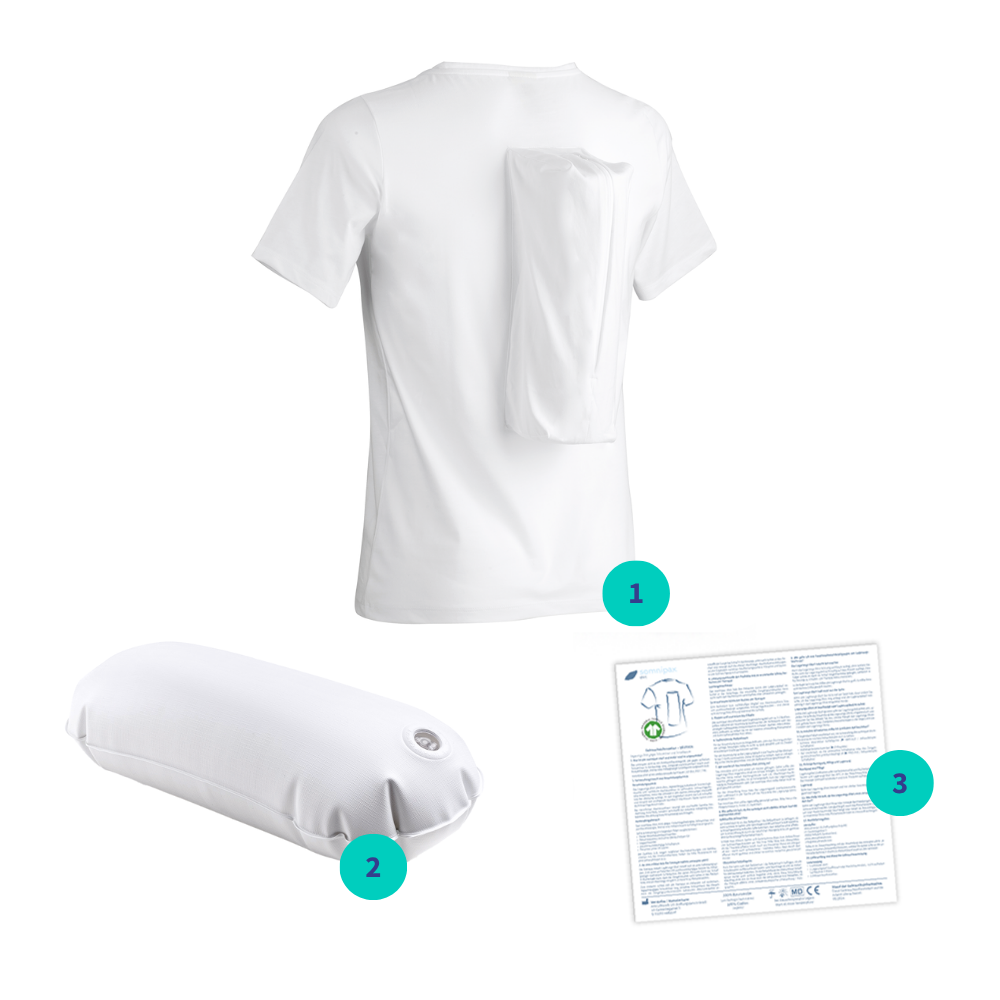 Somnipax pakket met shirt en luchtkussen