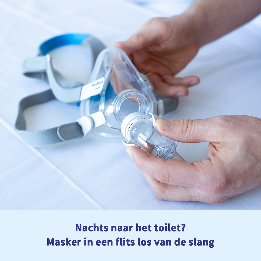 ResMed AirFit F20 CPAP-Full Face masker, zeer stil