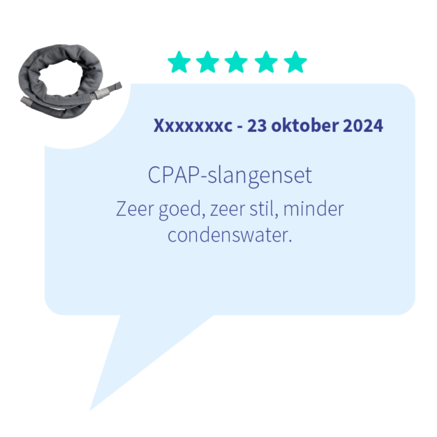 set voor de oxyhero cpap-slang 10