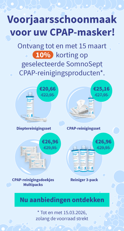 Korting op geselecteerde SomnoSept CPAP-reinigingsproducten 05