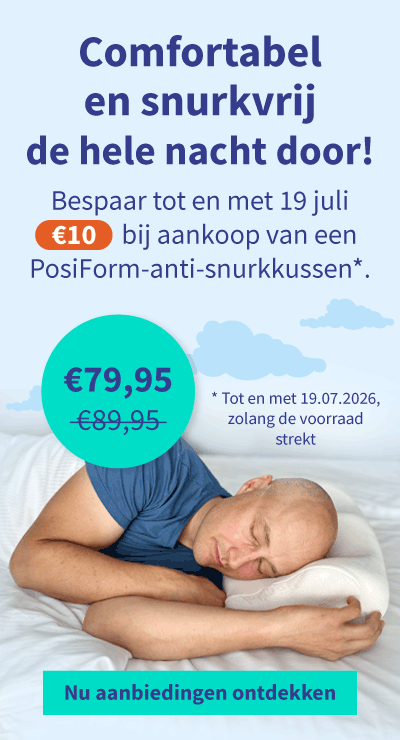 Korting op het PosiForm-anti-snurkkussen 05
