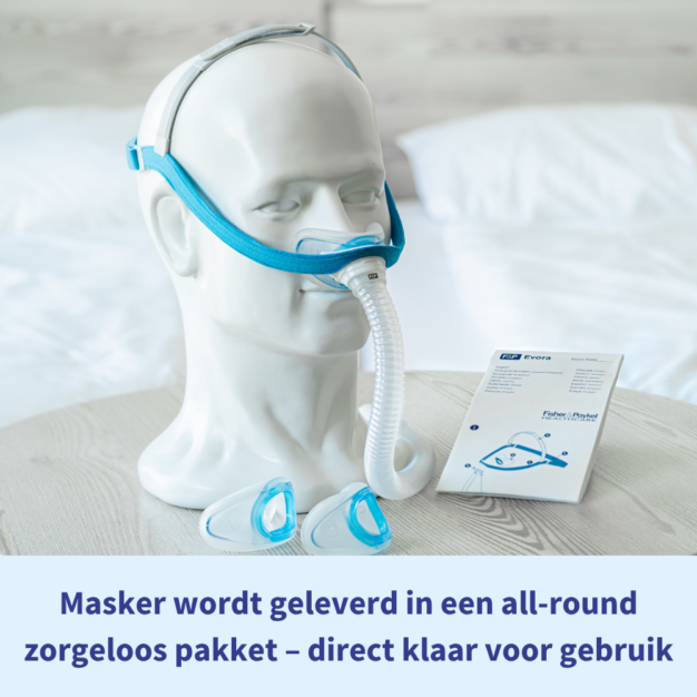 Fisher & Paykel Evora CPAP neuskussenmasker Fit-Pack IMG 7