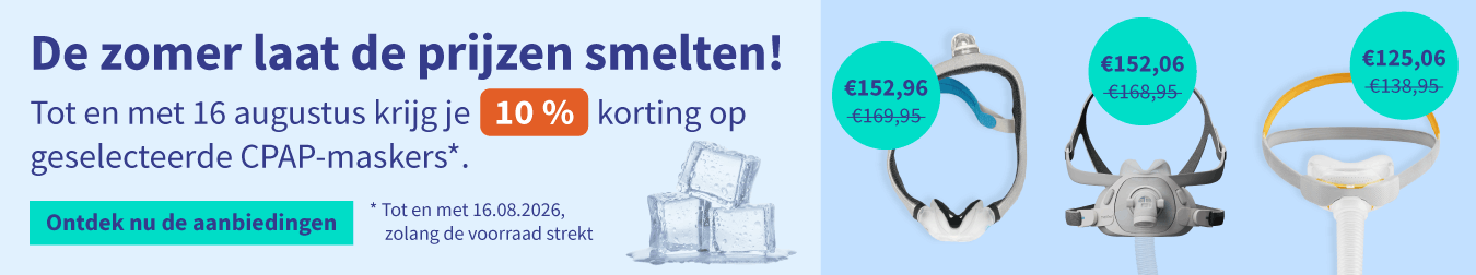 Korting op geselecteerde CPAP-maskers 01