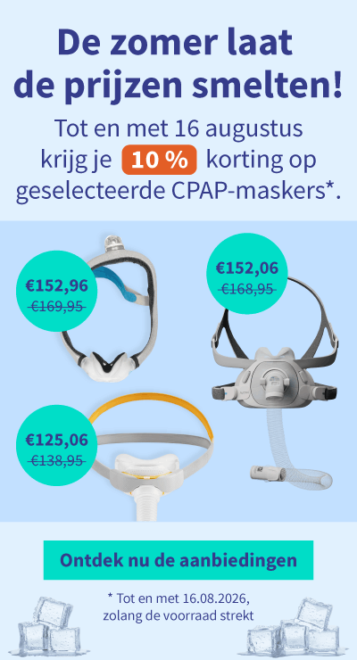 Korting op geselecteerde CPAP-maskers 05