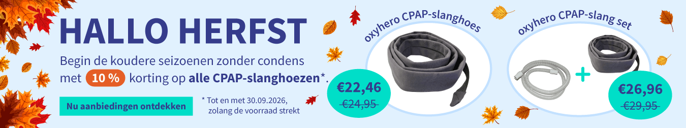 Korting op alle CPAP-slanghoezen 01