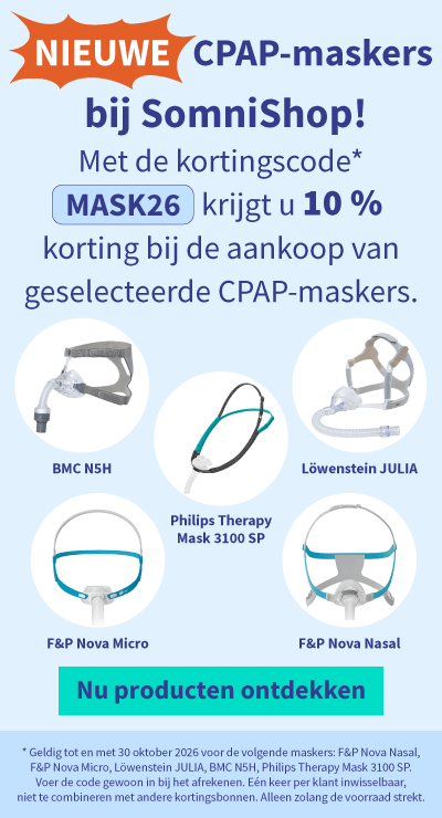 Korting op geselecteerde CPAP-maskers 05